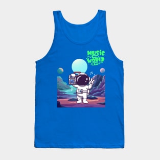 Music on world off Tank Top